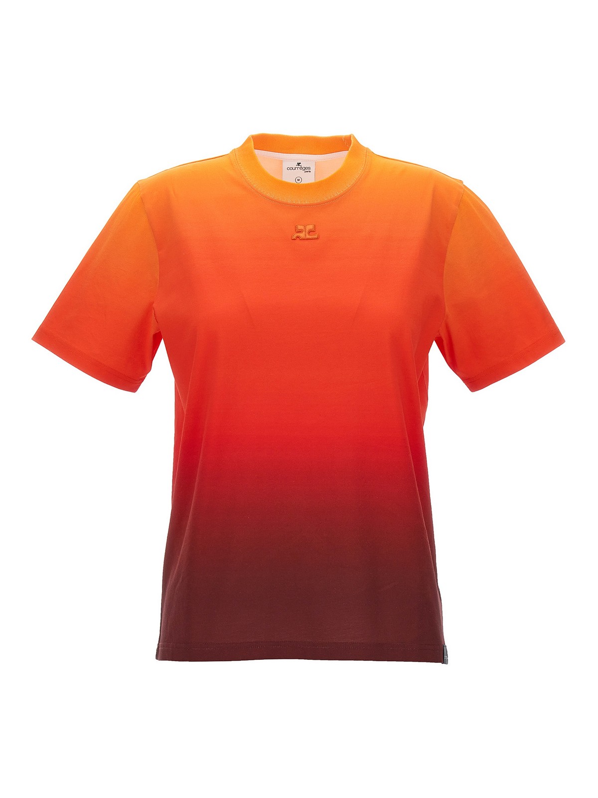 T-shirts Courreges - Gradient sunset T-shirt - 523JTS083JS0071I003