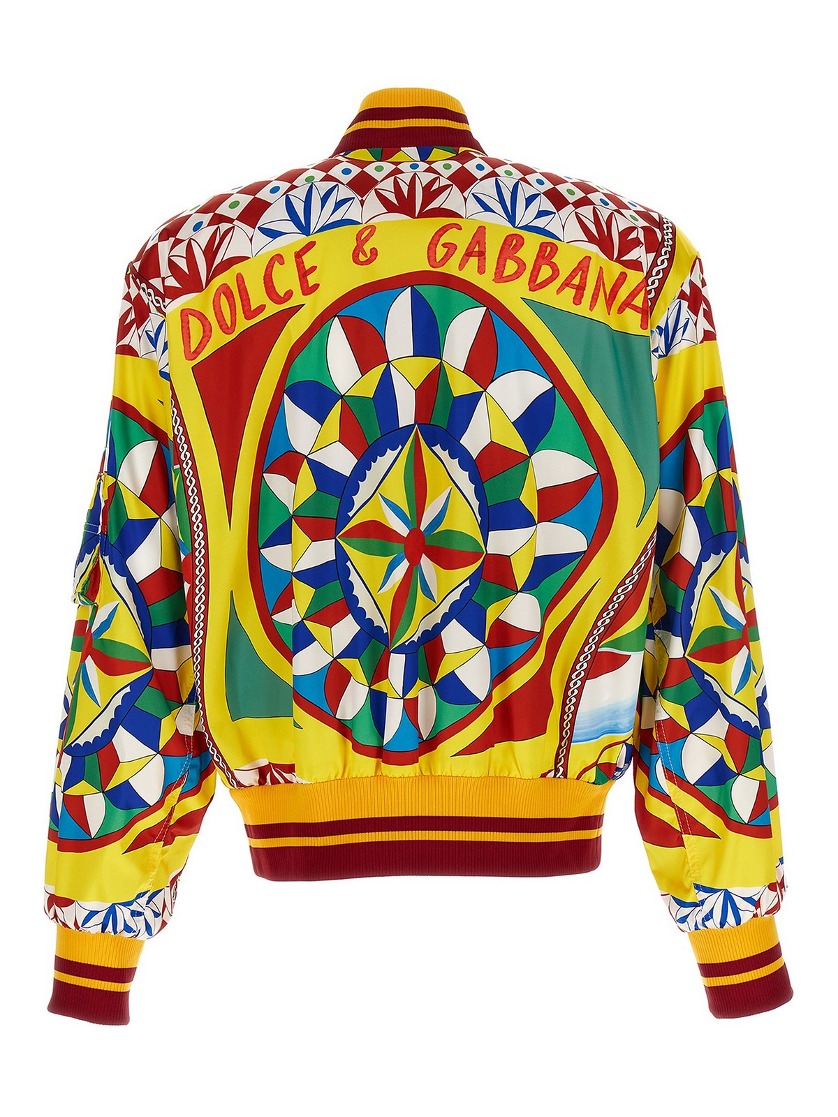 Dolce & Gabbana carretto bomber jacket - Men | G9AJTTFHMS5HH4KV Dolce & Gabbana carretto bomber jacket - Men | G9AJTTFHMS5HH4KV