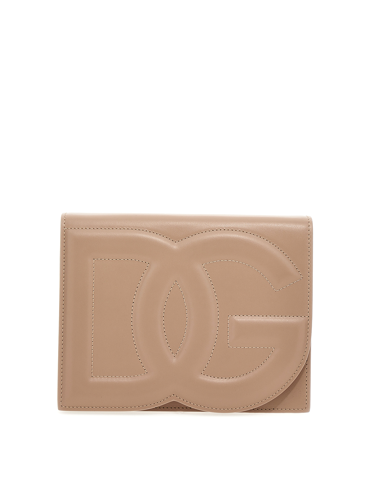 Dolce & Gabbana Dg Logo Crossbody Handbag In Nude & Neutrals