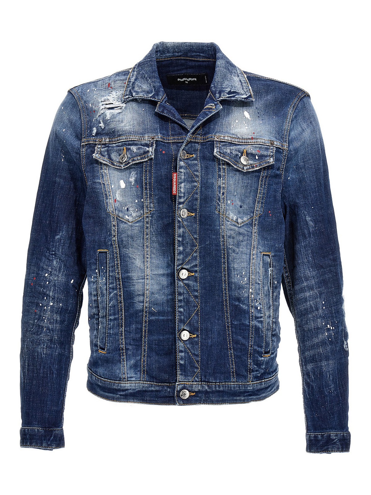 ジャケット・アウター DSQUARED2 CLASSIC JEAN JACKET 4 DSQUARED2 CLASSIC JEAN JACKET 4