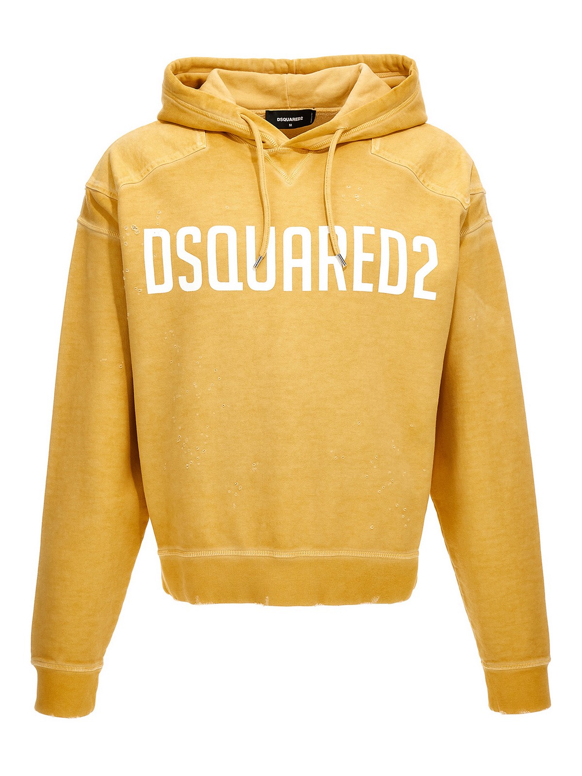 Shop Dsquared2 Cipro Fit Hoodie In Yellow