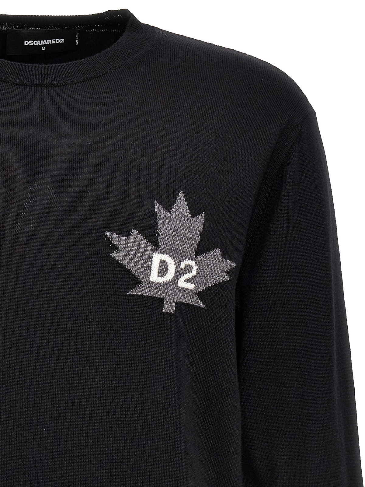 DSQUARED2 39 DSQUARED2 メイプルリーフ D2 ロゴ スニーカー Cotton T 