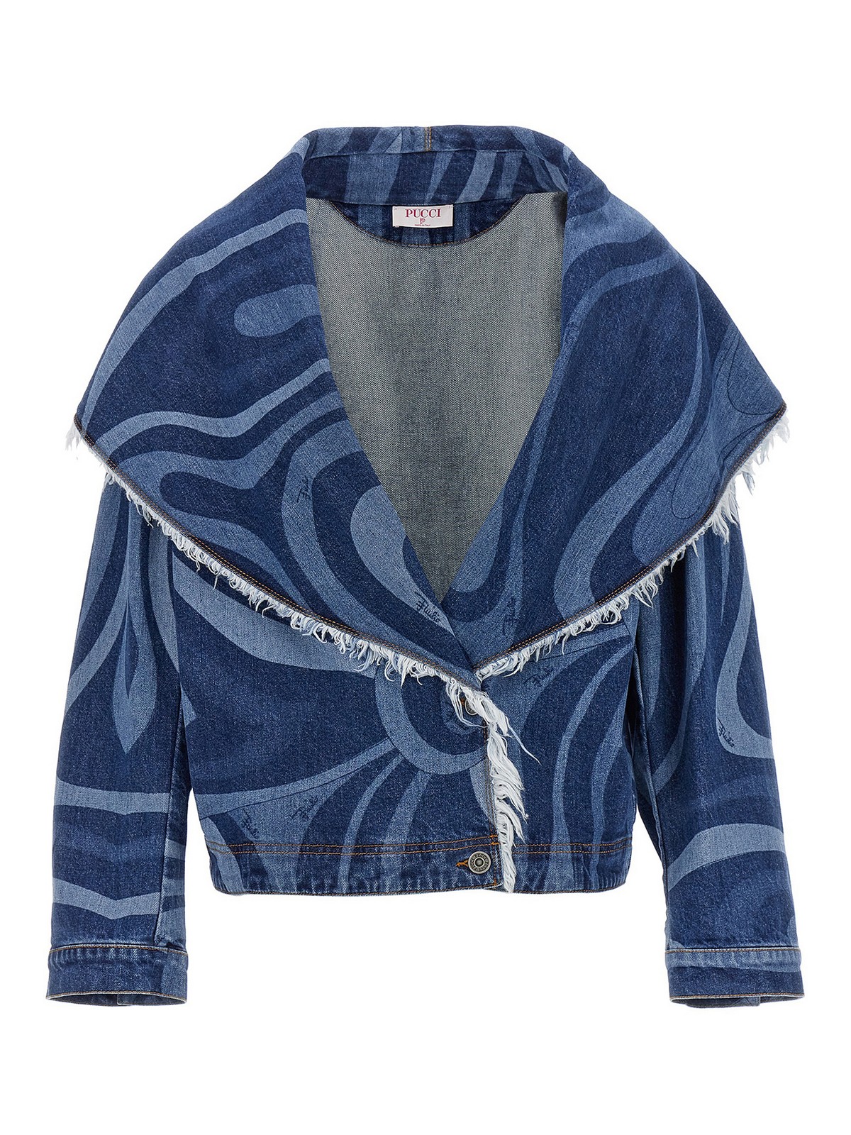 Emilio Pucci Double Breast Jacket In Azul
