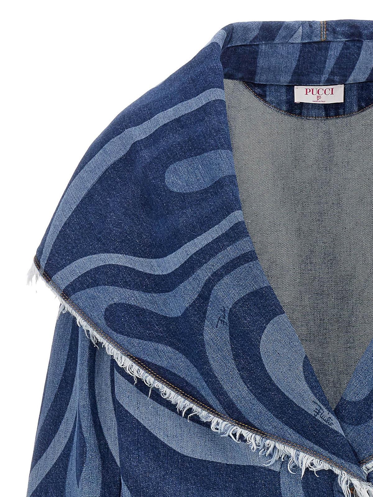 Shop Emilio Pucci Double Breast Jacket In Azul