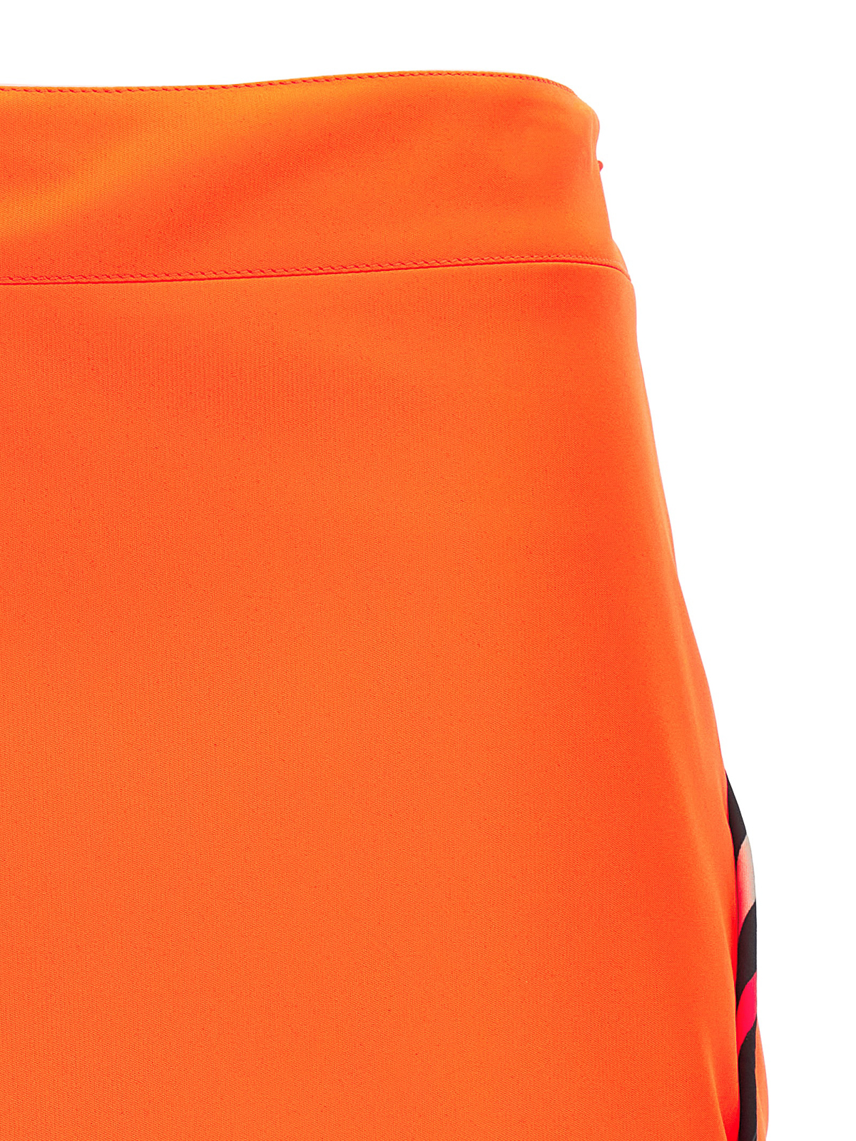 Shop Emilio Pucci Contrasting Piping Neon Skirt In Naranja