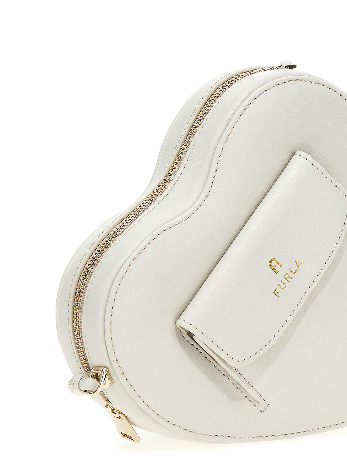 White Heart Cross Body Bag