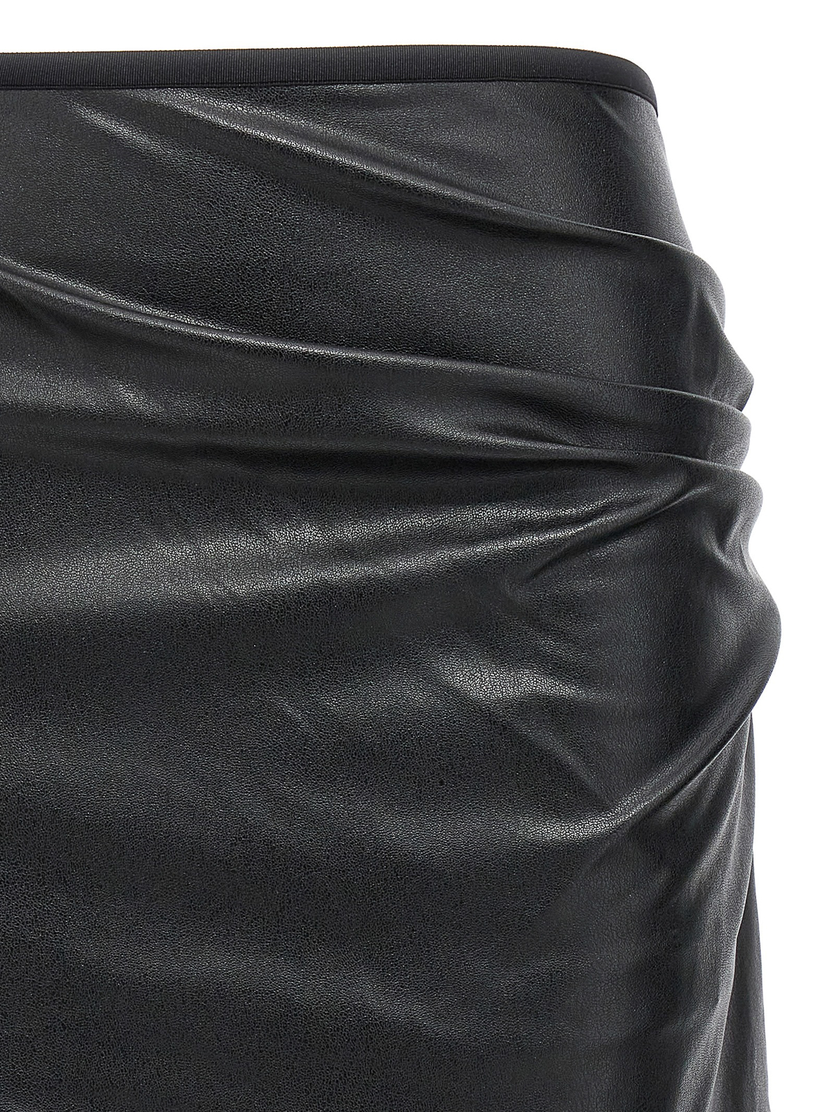 Helmut Lang Croc Embossed Leather Vest - Black