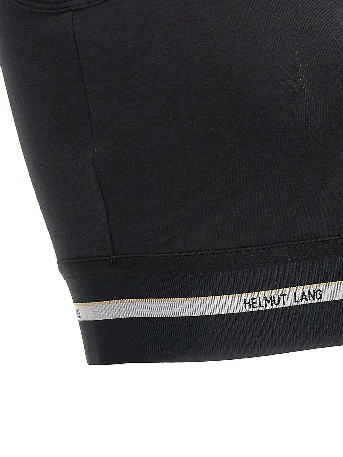 Shop Helmut Lang Top - Negro In Black
