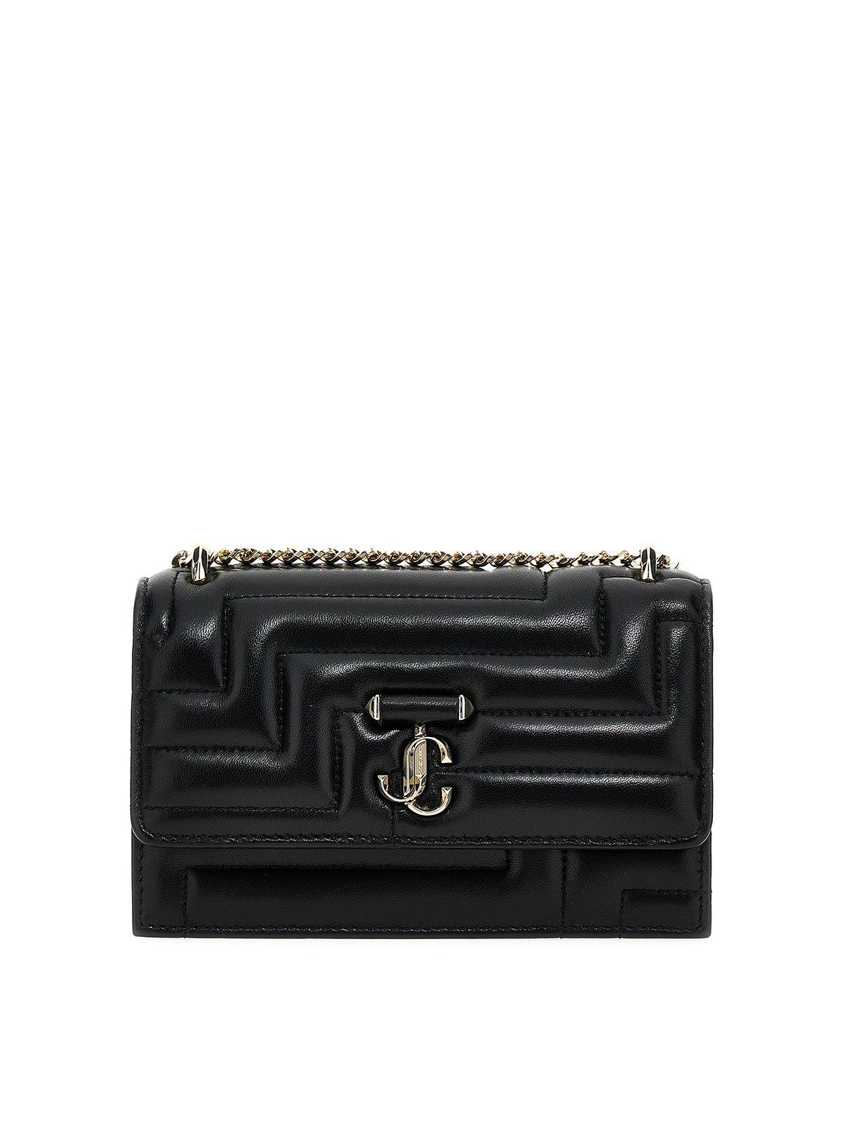 Jimmy Choo Bohemia crossbody bag - Black|BOHEMIANBABLACKLIGHTGOLD