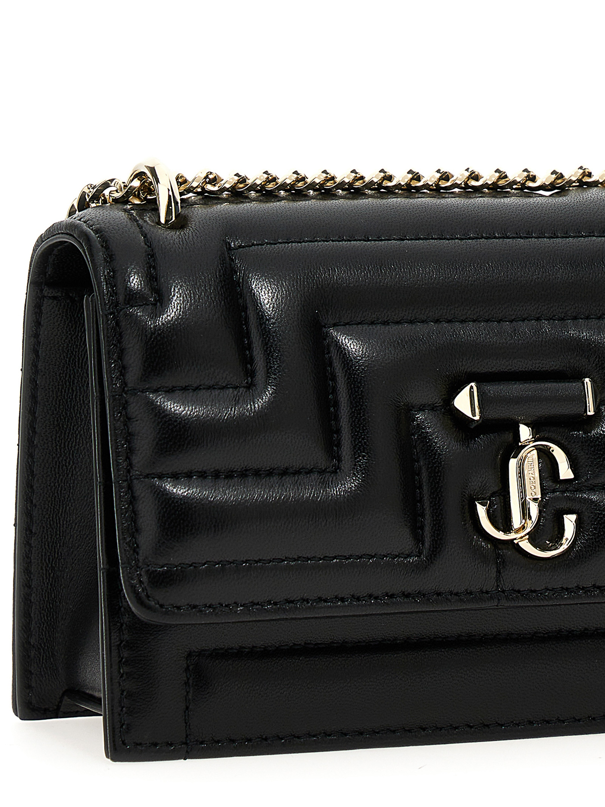 Jimmy Choo Bohemia crossbody bag - Black|BOHEMIANBABLACKLIGHTGOLD