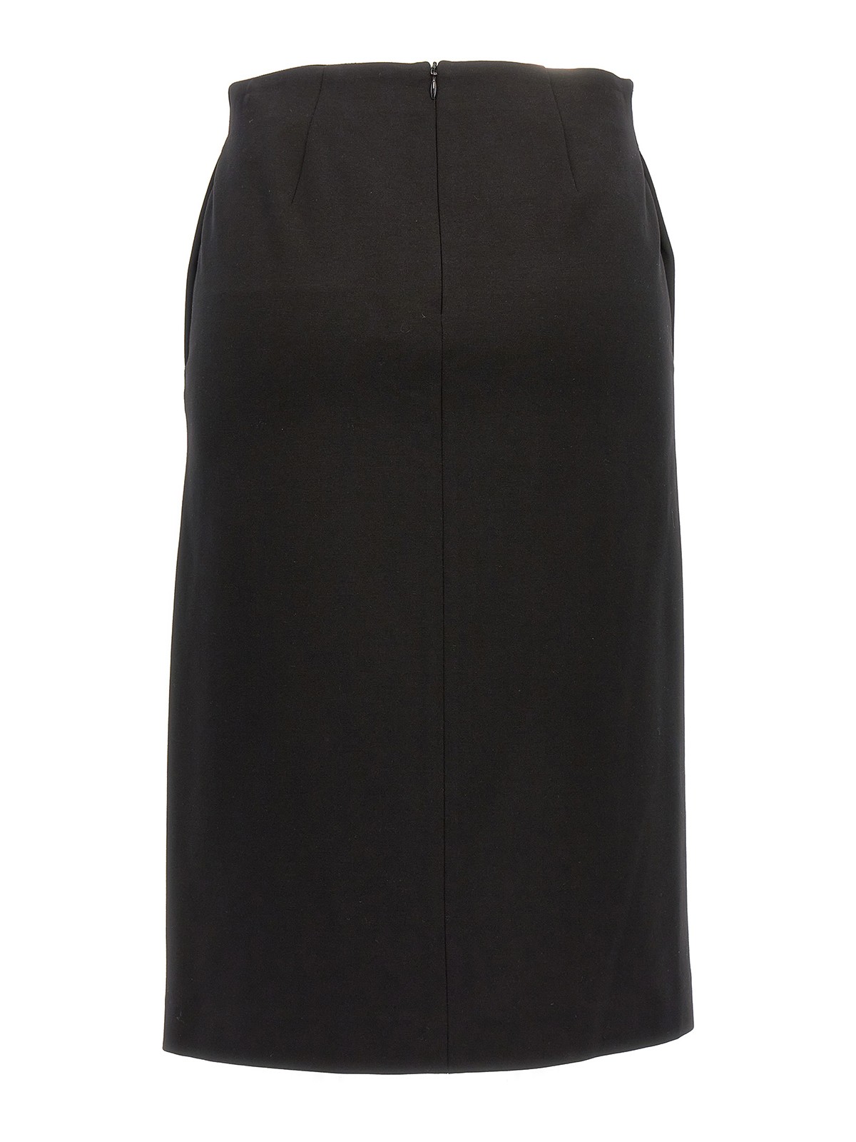 Shop Karl Lagerfeld Punto Skirt In Black