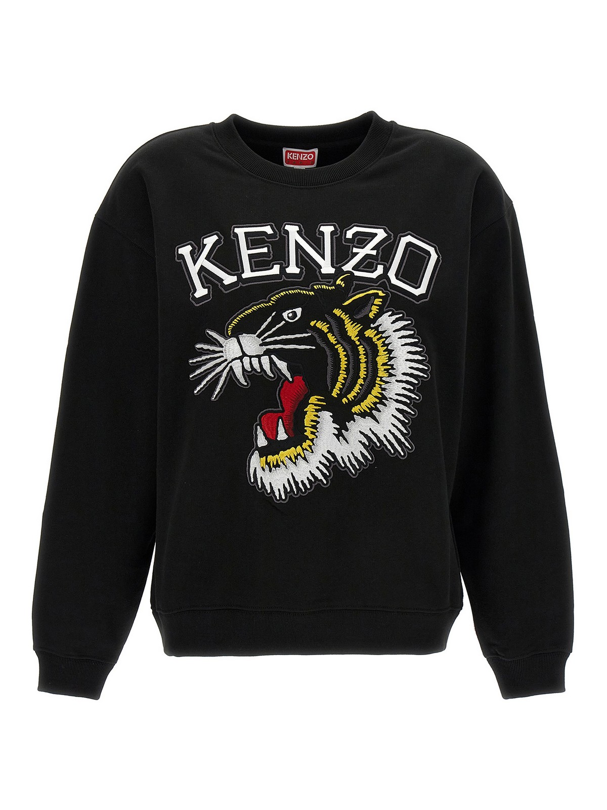 Kenzo Tiger varsity sweatshirt - Black - Women | FD62SW0954MF99J