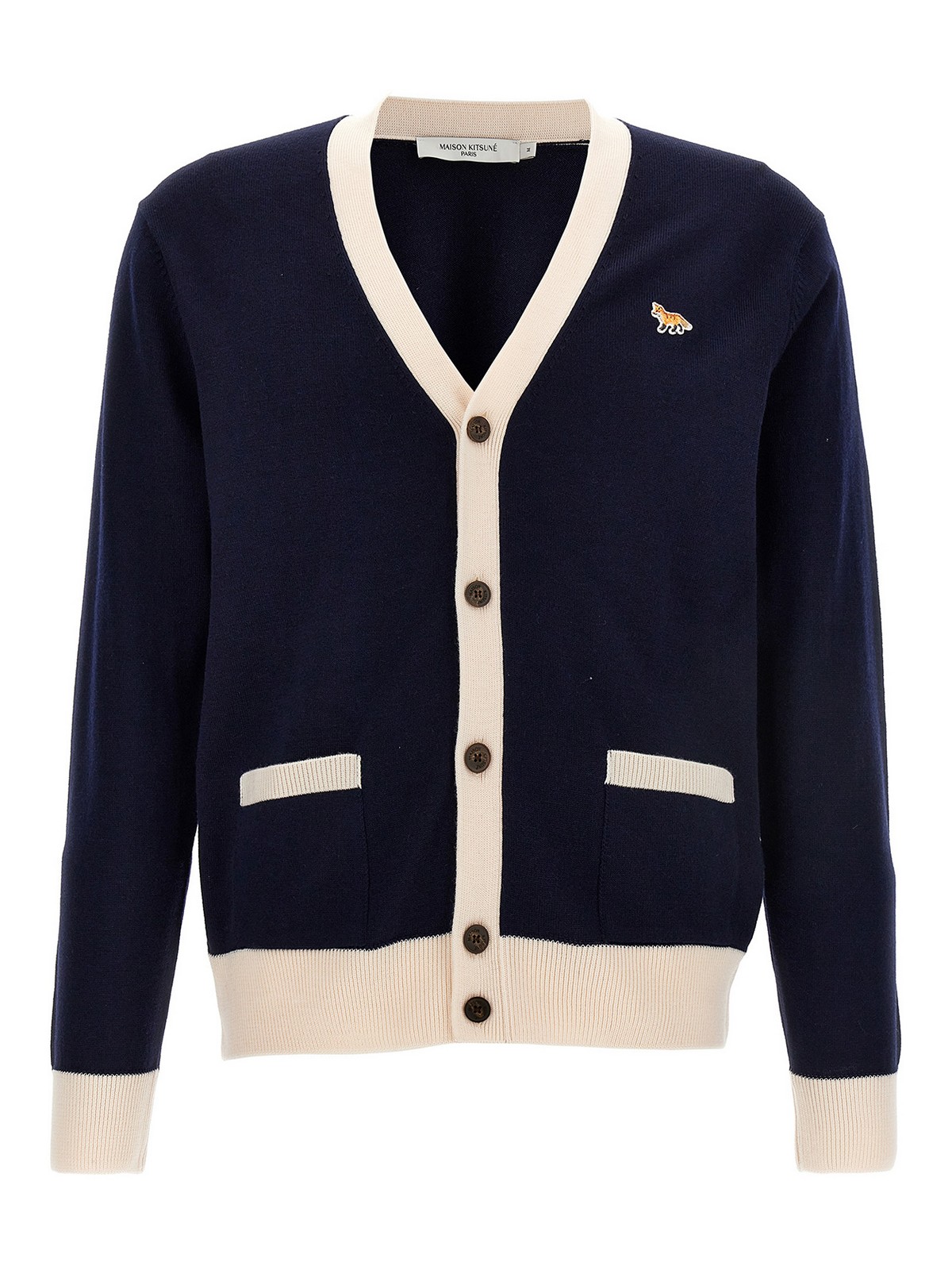 Cardigans Maison Kitsuné - fox cardigan - HU00542KT1036P480