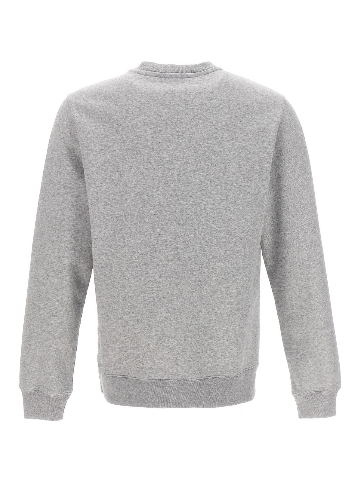 Shop Maison Kitsuné Campus Fox Sweatshirt In Grey