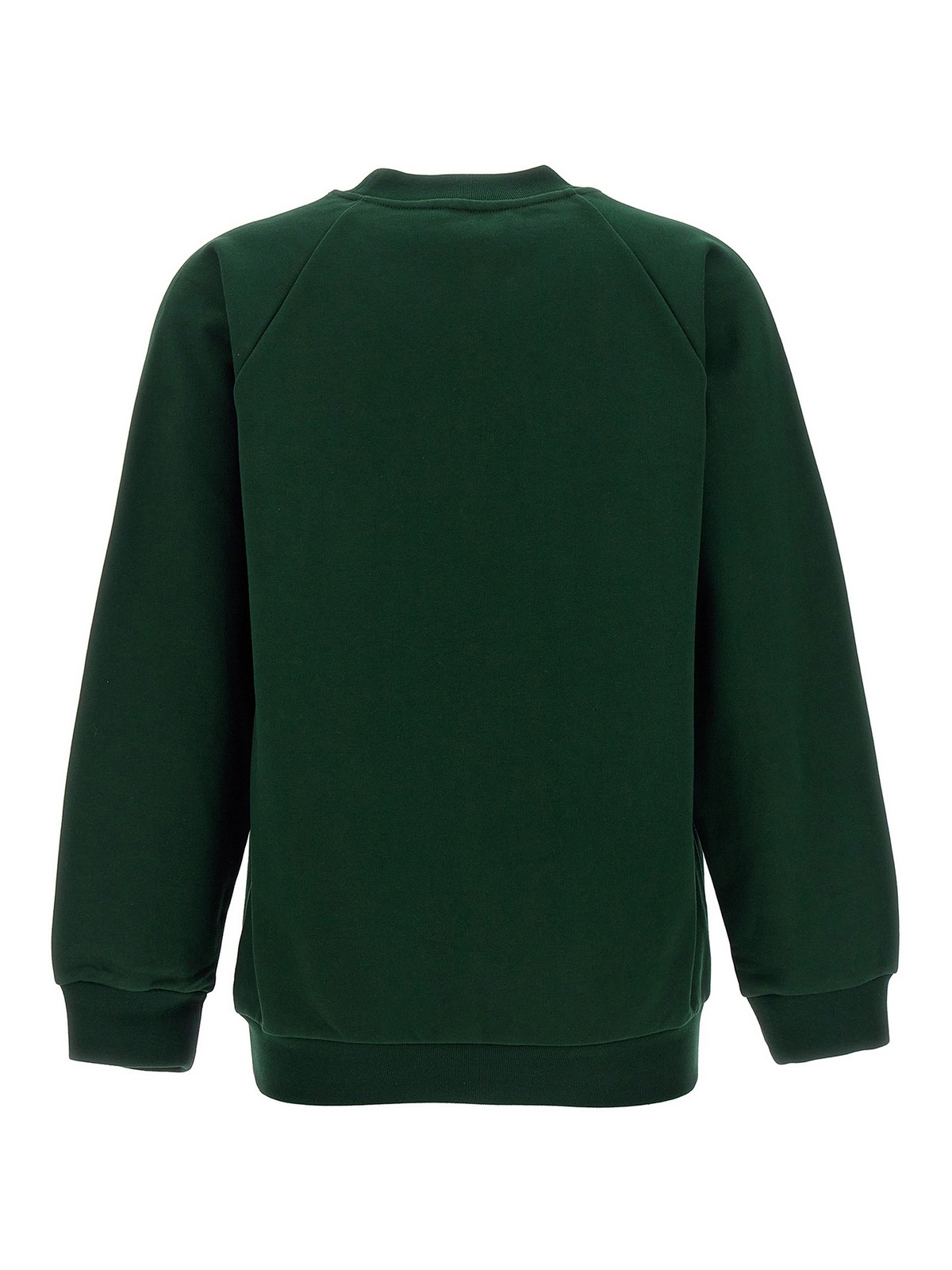 Shop Marni Logo Print Sweatshirt In Green