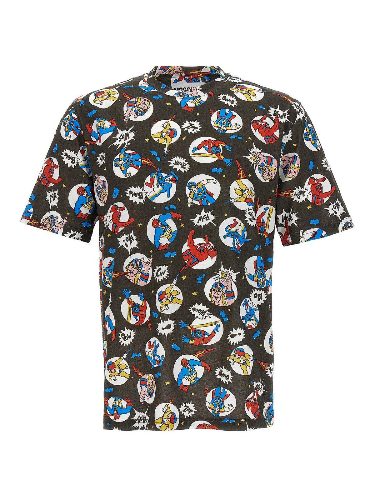 Shop Moschino Fantasy Cartoon T-shirt In Multicolour