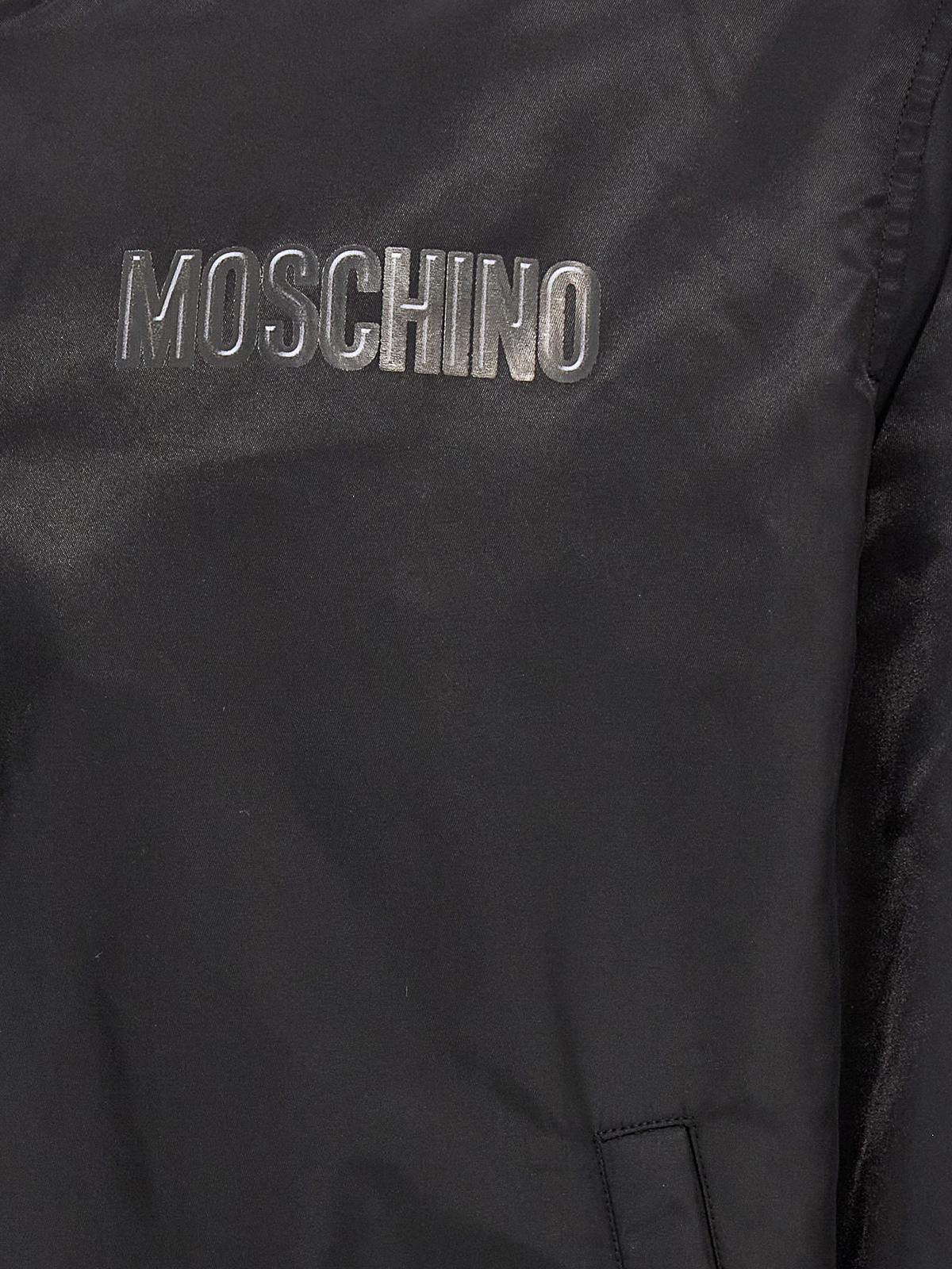 Shop Moschino Chaqueta Bomber - Negro In Black