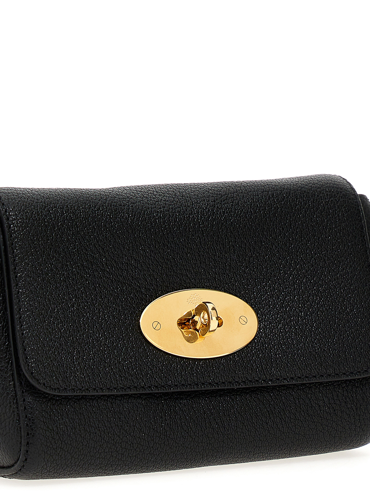 Shop Mulberry Mini Lilly Crossbody Bag In Black