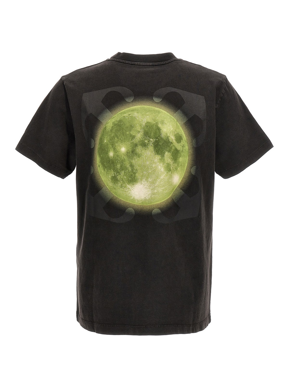 Shop Off-white T-shirt Super Moon Arrow In Black