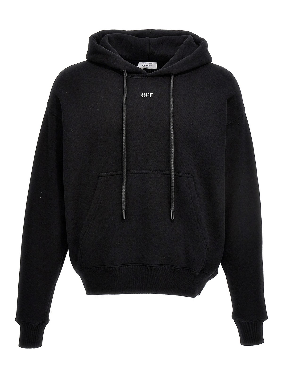 ★Off-White★ OFF STAMP SKATE HOOD BLACK OMBB085F23FLE001100 Off-White off stamp skate hoodie - Black | OMBB085F23FLE001100