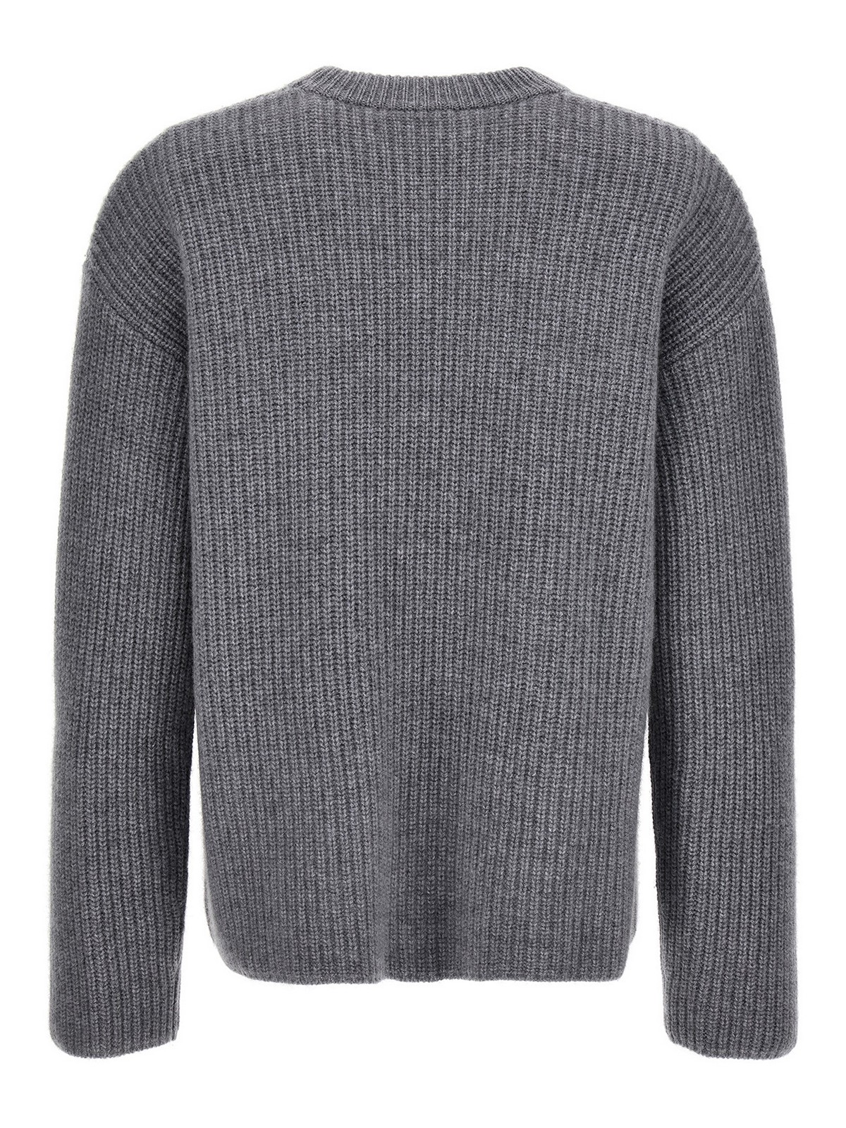 Shop P.a.r.o.s.h Cashmere Sweater In Gris