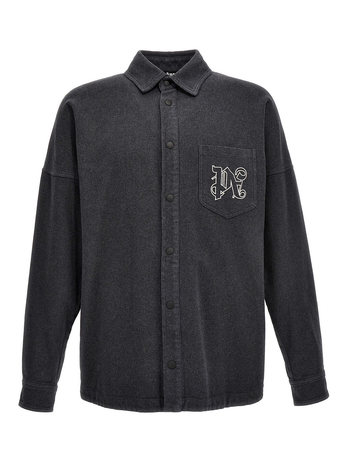Shop Palm Angels Camisa - Gris In Grey