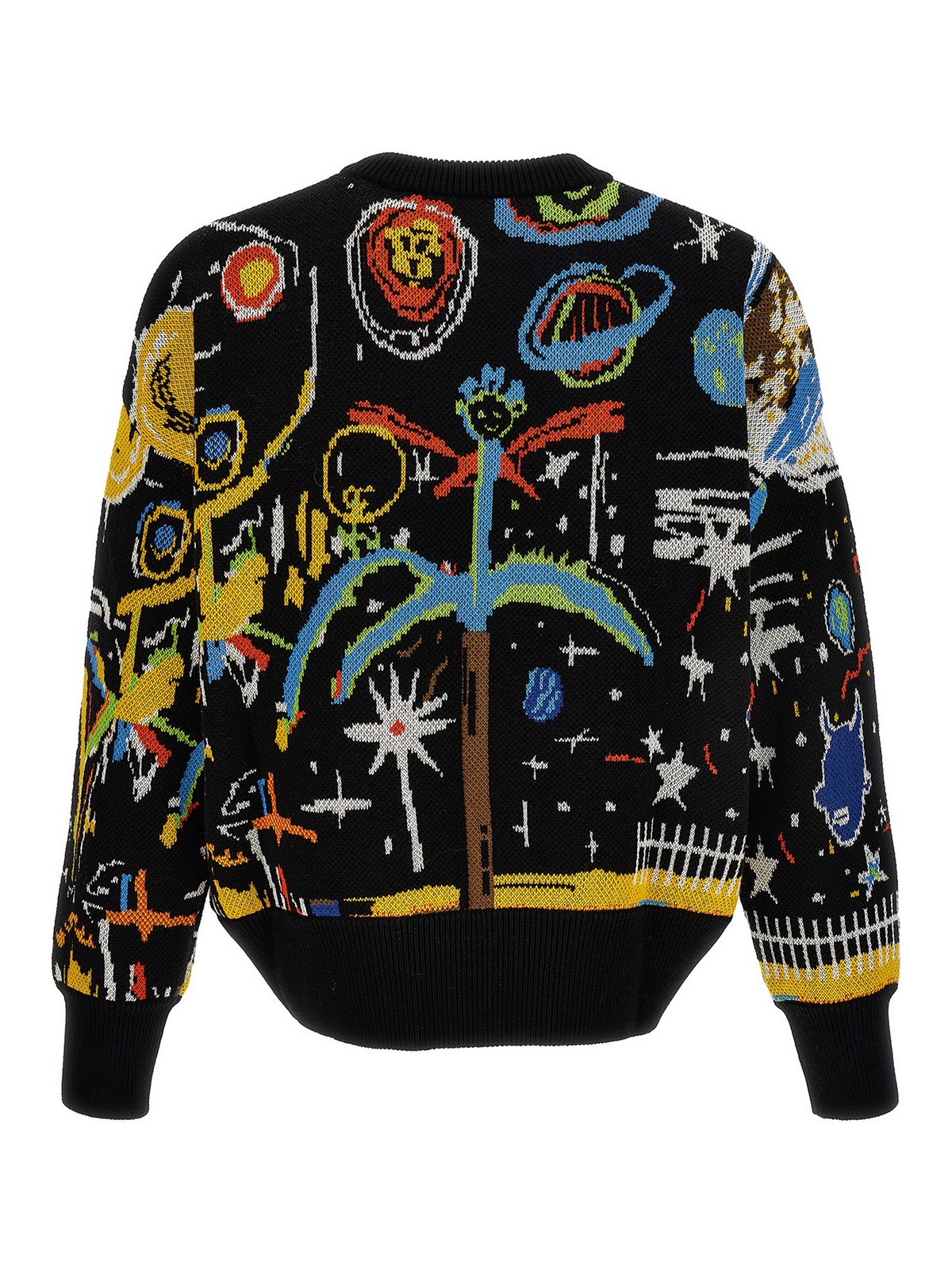 Shop Palm Angels Starry Night Sweater In Multicolour