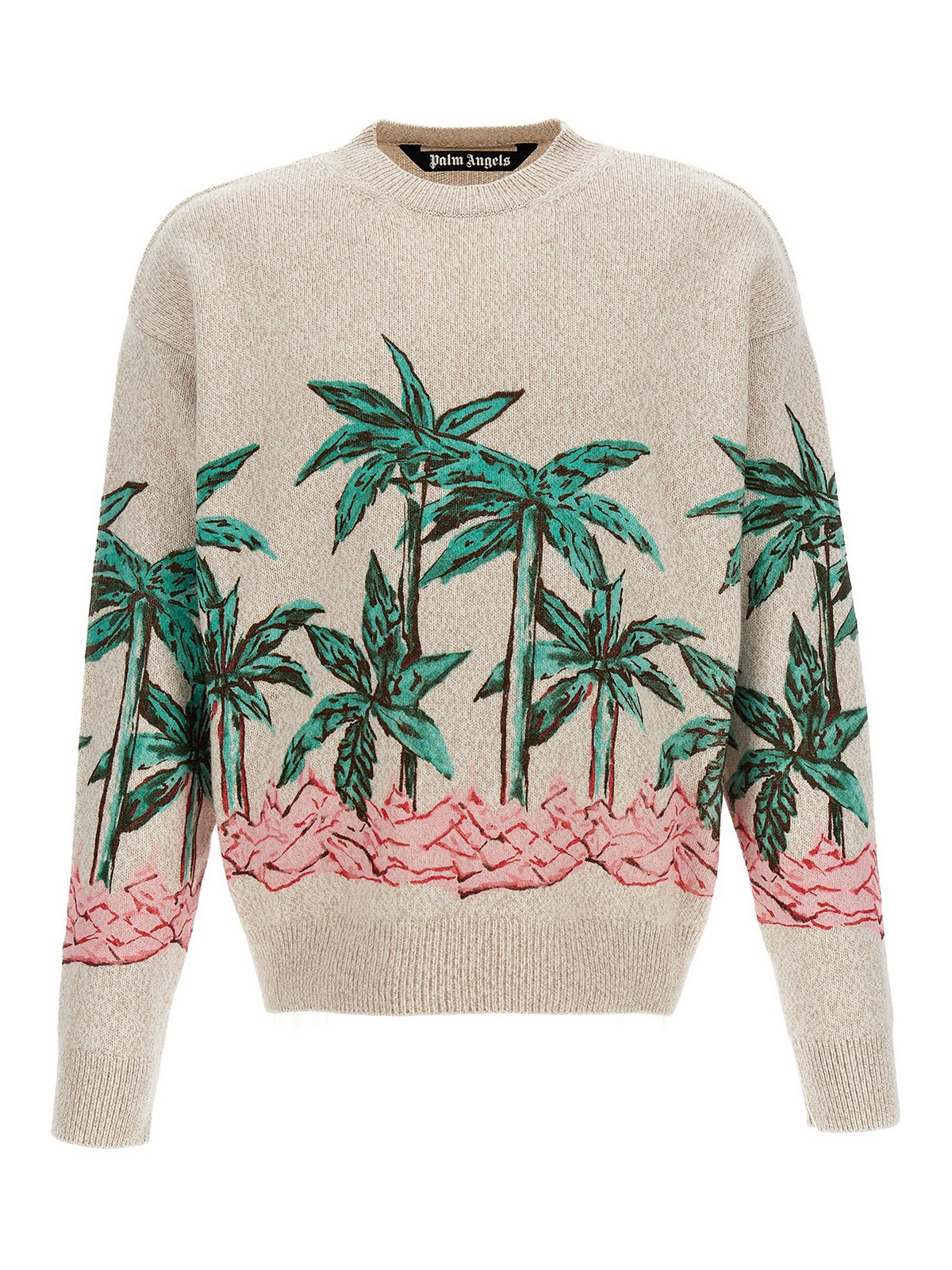 Palm Angels Palms Row-print Sweatshirt In Multicolour