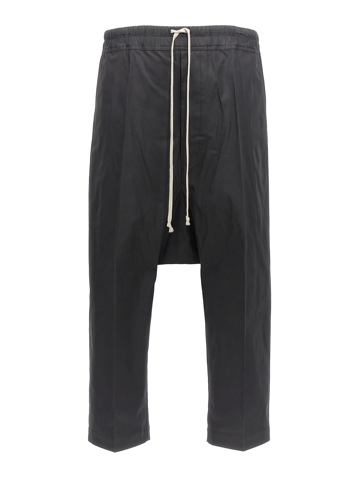 Casual trousers Rick Owens - drawstring cropped pants - RU02C7381TE09