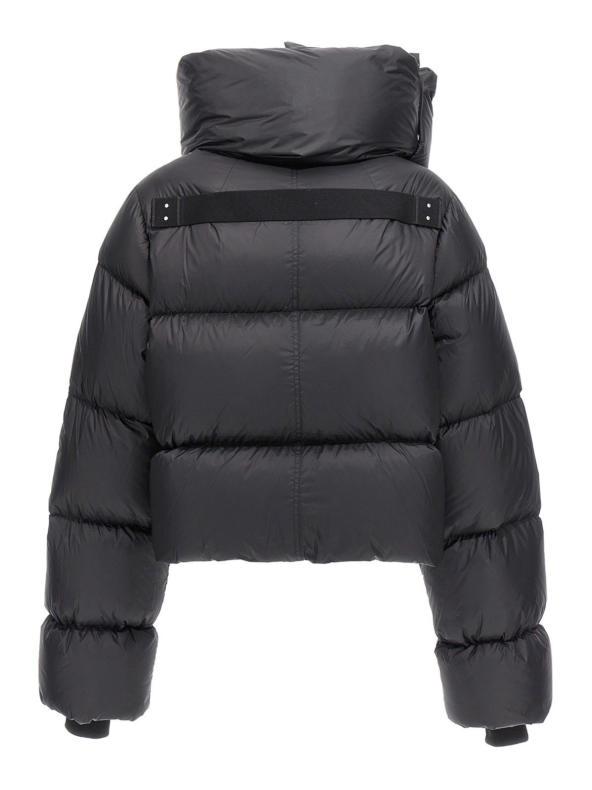 Rick Owens channellingneck down jacket Black RP02C1774NPD309