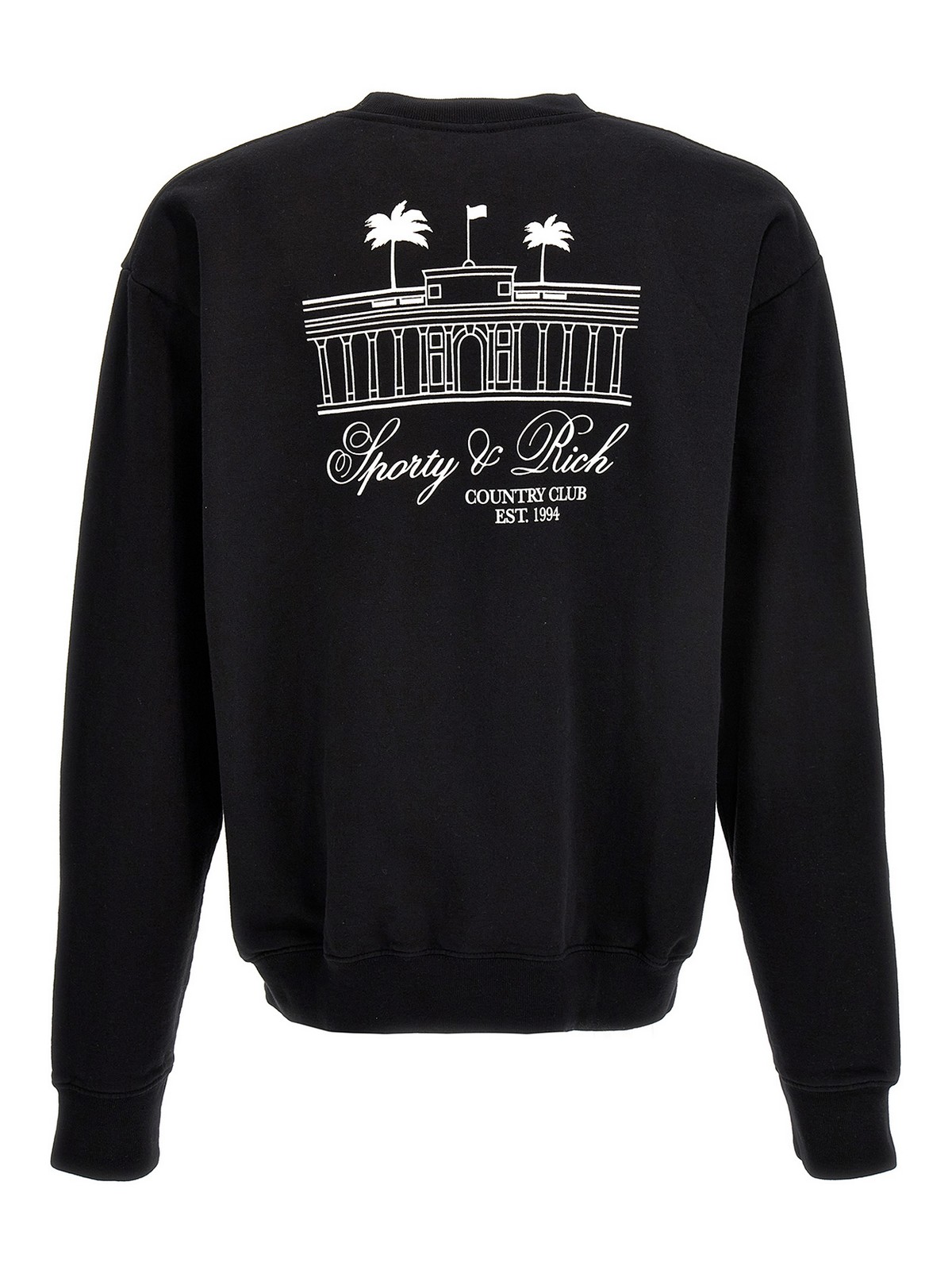 Sporty & Rich country club sweatshirt - Black - Men|CR844BKBLACK