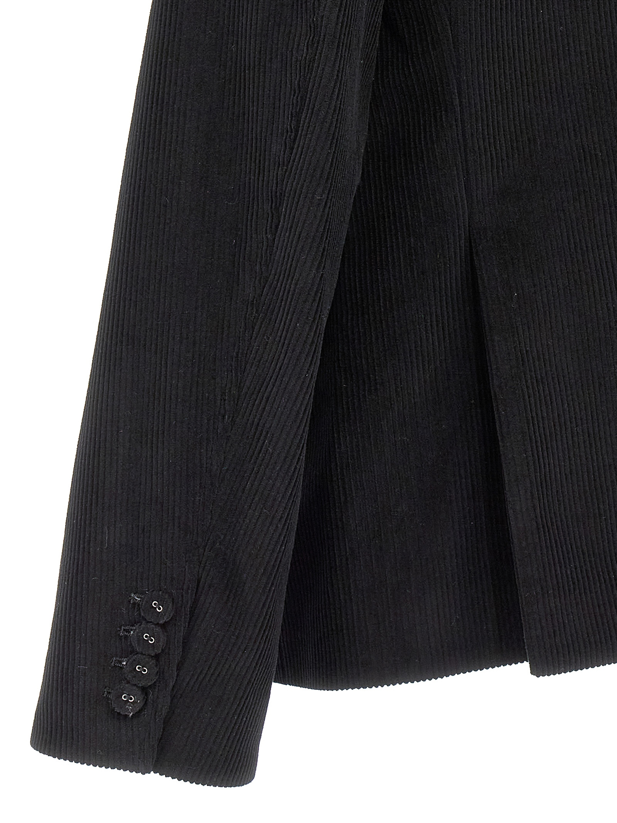 Shop Thom Browne Corduroy Blazer Jacket In Negro