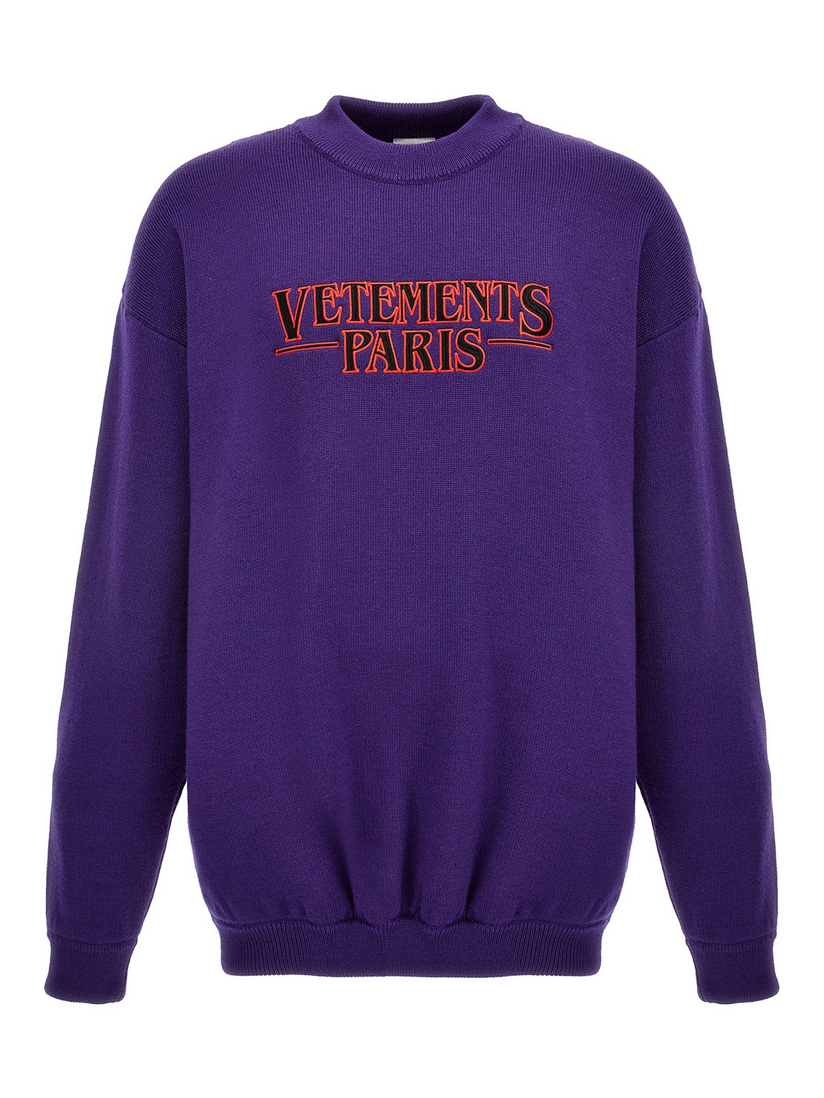 Vetements Paris Sweater In Púrpura