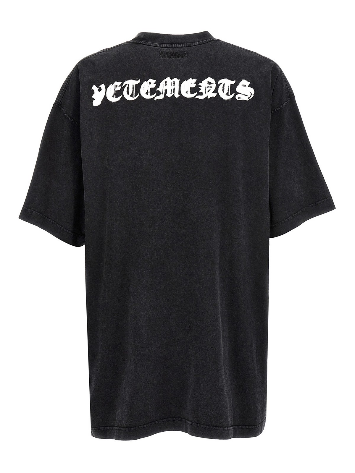 Vetements Reverse anarchy T-shirt | UE54TR190XWASHEDBLACKWHITE Vetements Reverse anarchy T-shirt | UE54TR190XWASHEDBLACKWHITE
