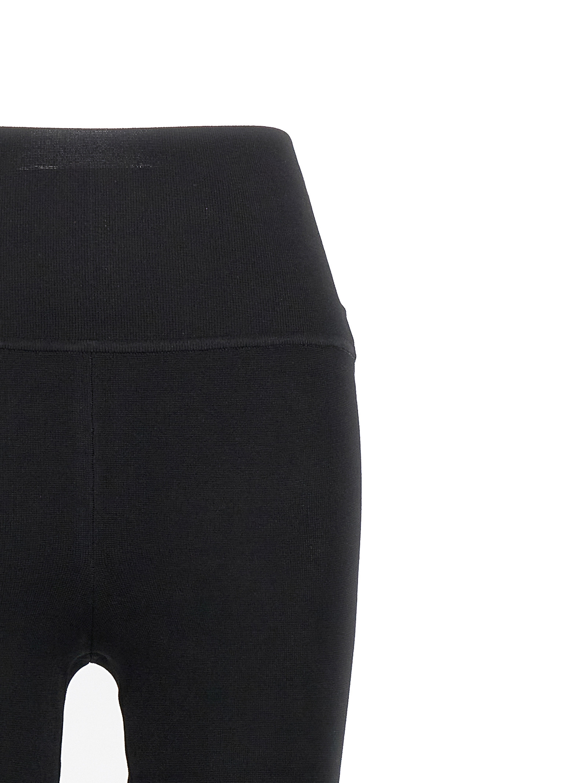 Shop Victoria Beckham Splits Leggings In Black