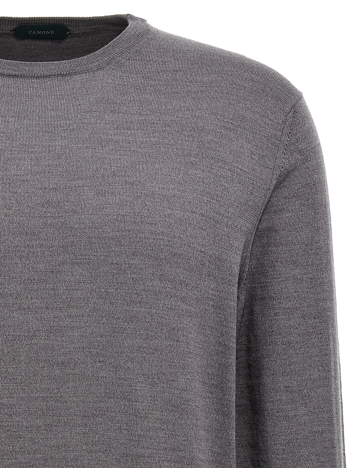 Shop Zanone Flew Wool Sweater In Grey