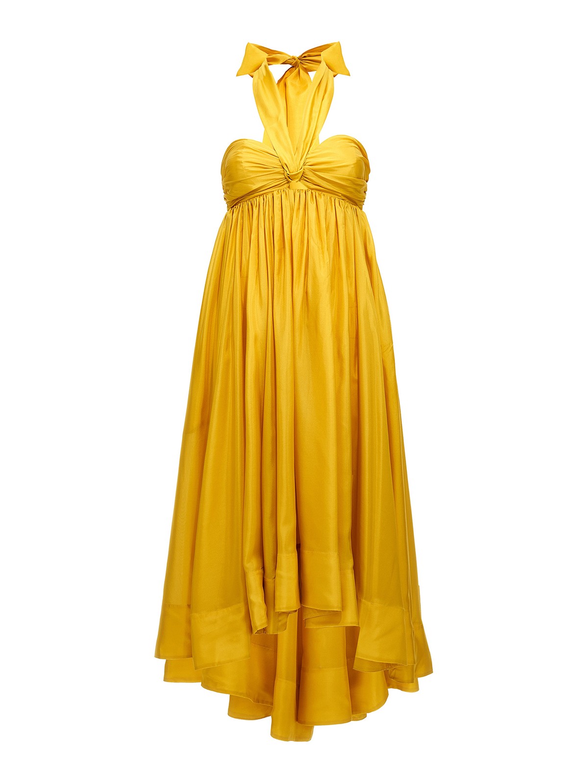 zimmermann devi halter dress maxi Silk dress