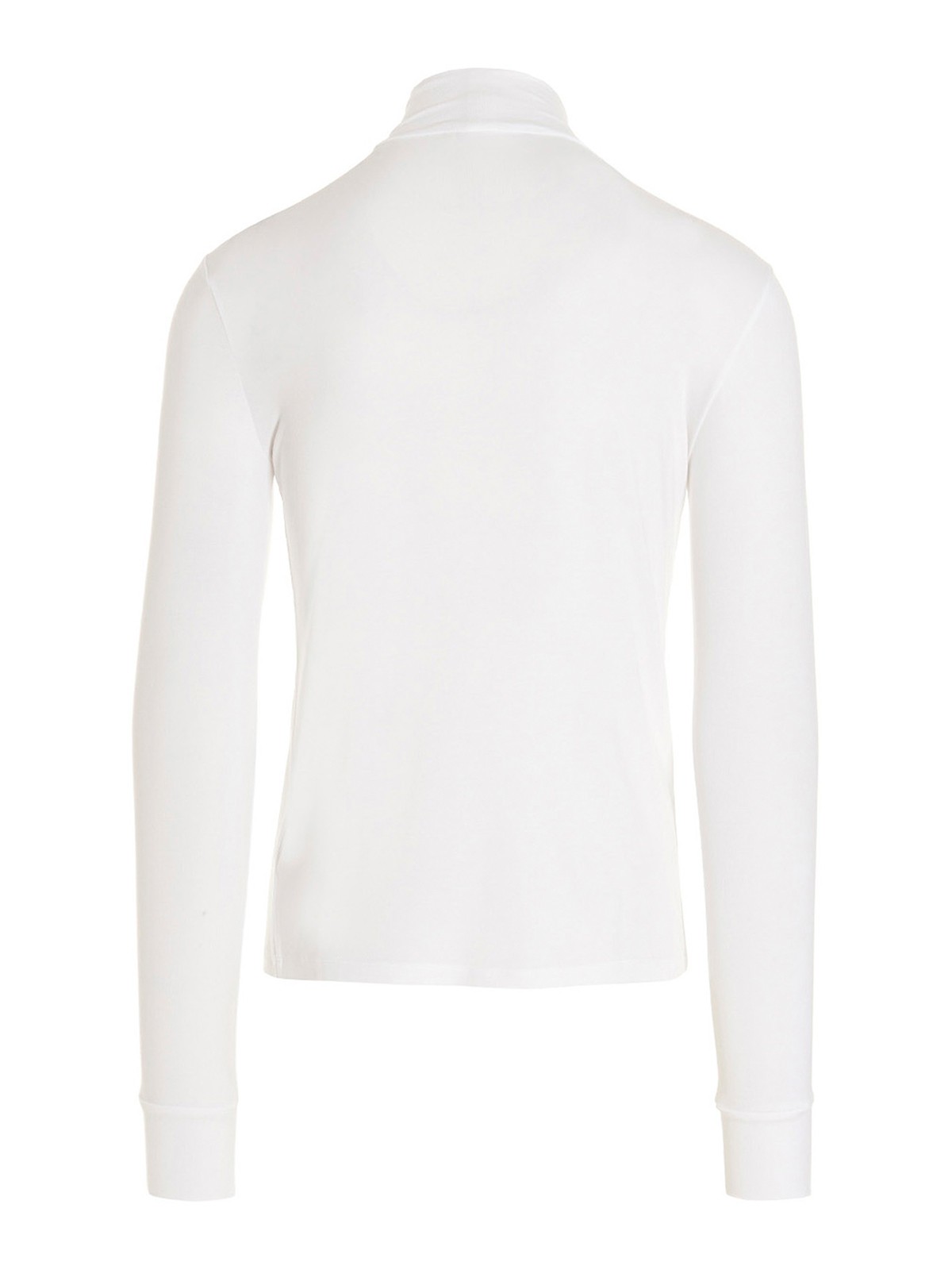 Shop Raf Simons Turtleneck Sweater In White
