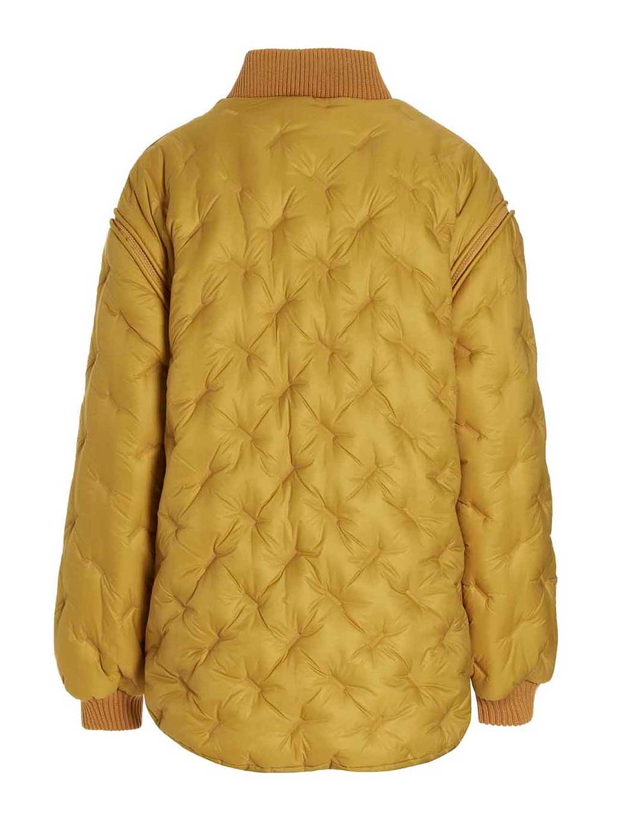 Shop Sherpa Gang Reversible Bomber Jacket In Yellow
