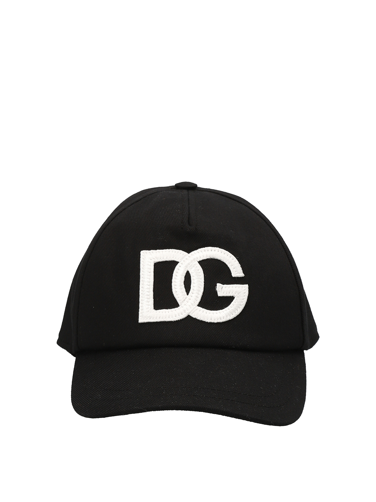 Dolce & Gabbana Kids' Logo Embroidery Cap In Black