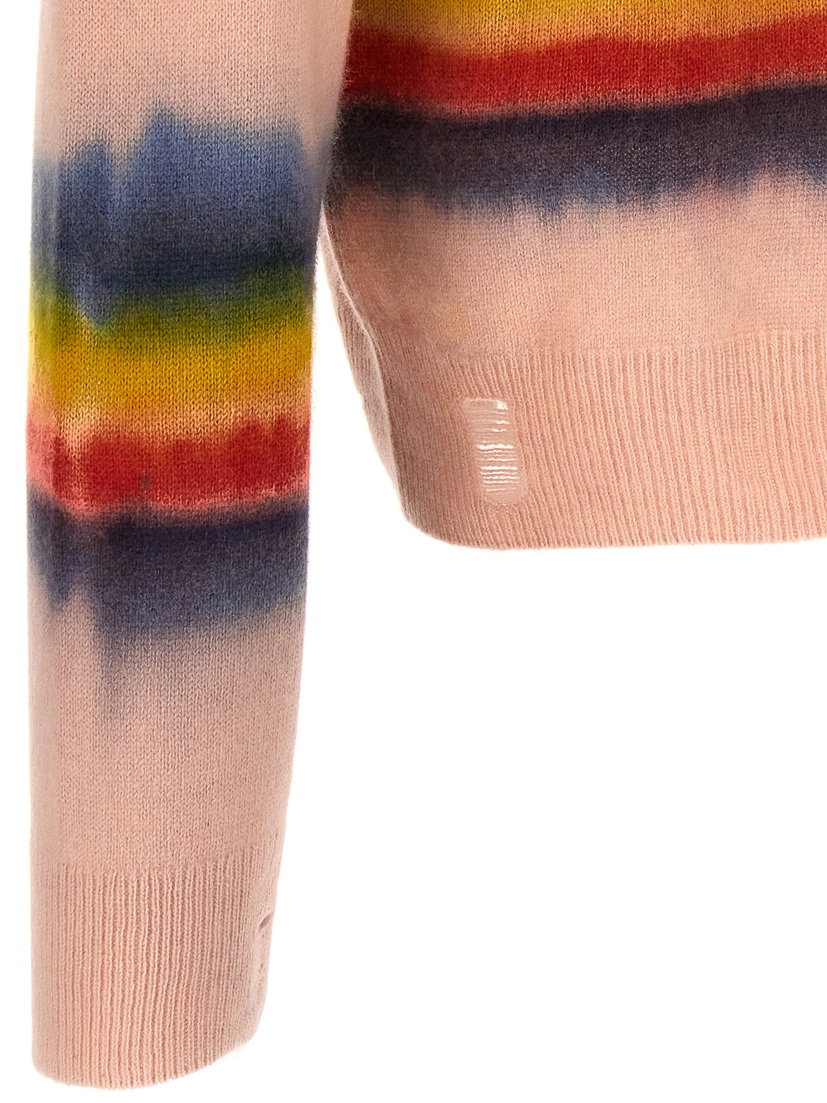 Shop Amiri Rainbow Tie Dye Sweater In Multicolor