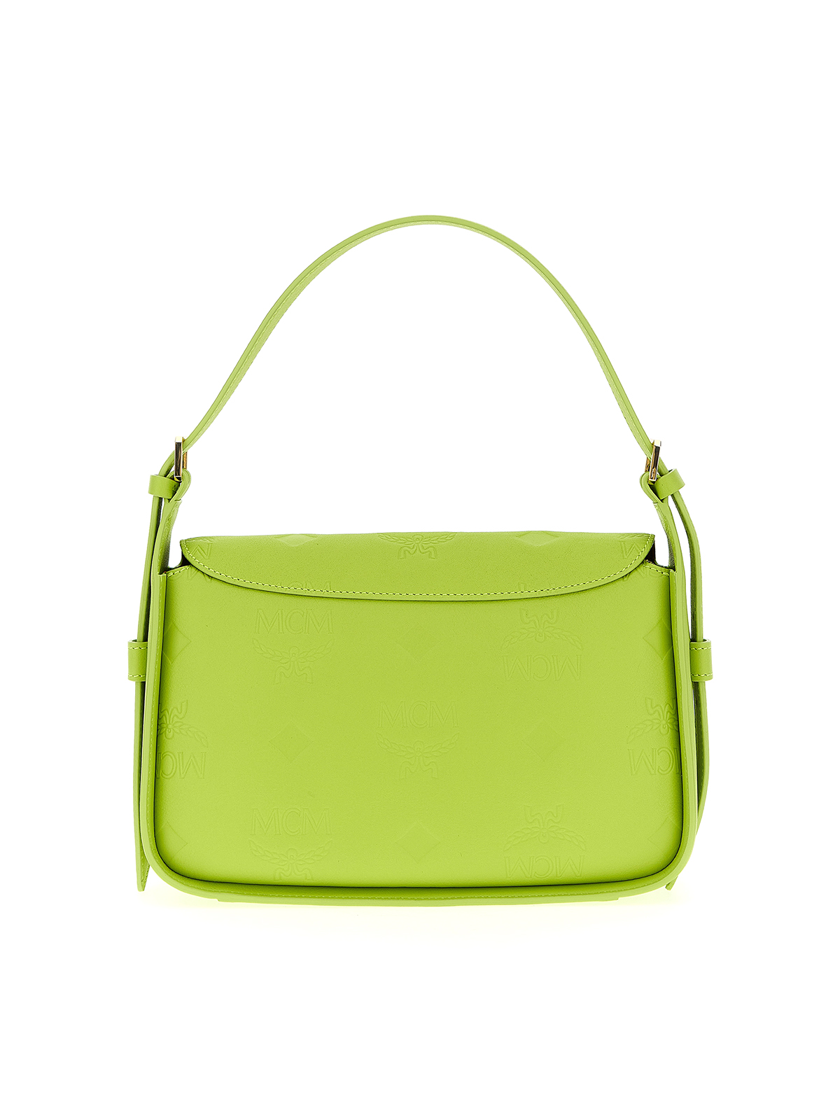 Shop Mcm Aren Small Shoulder Bag In Green