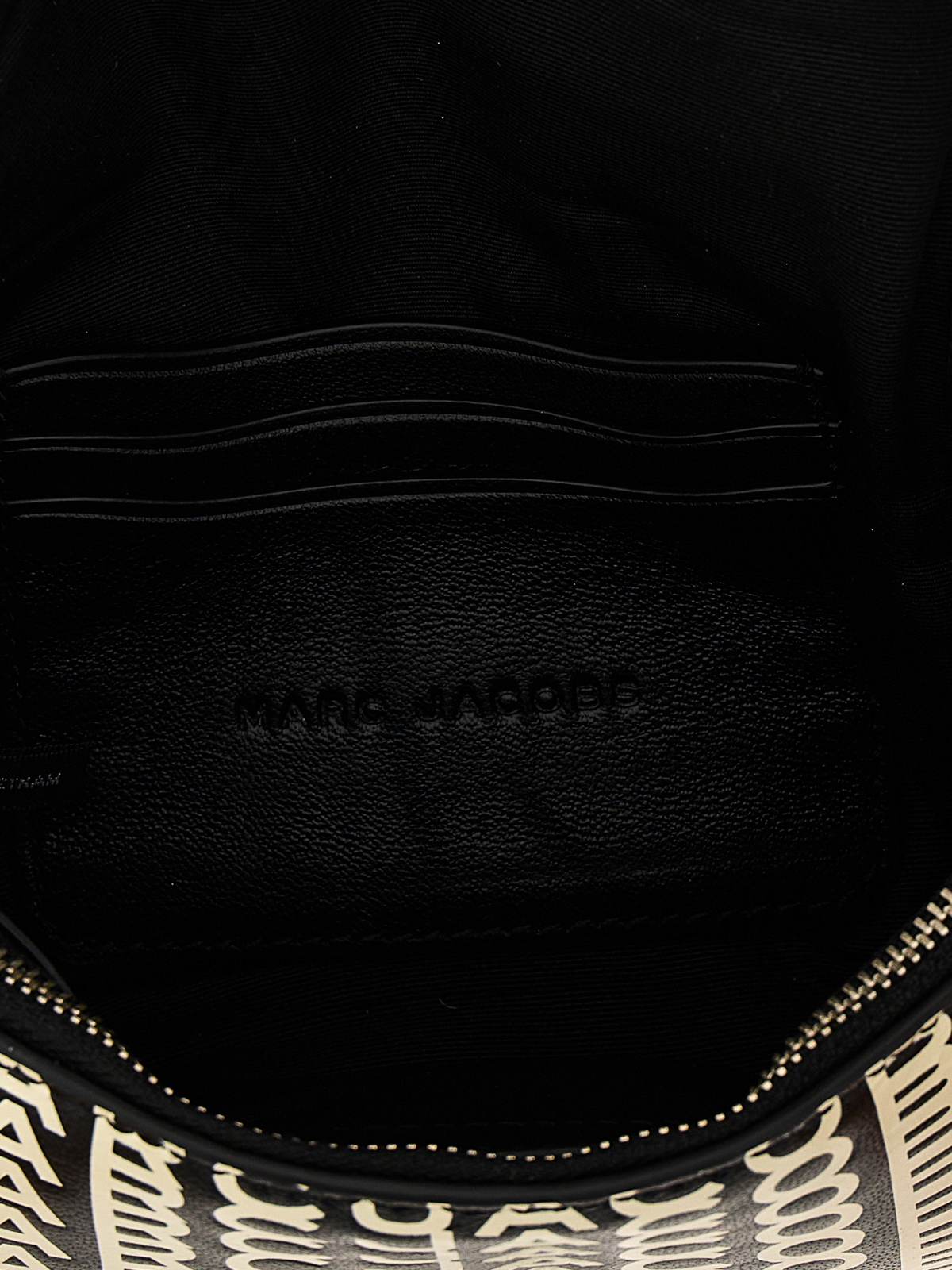 Shop Marc Jacobs The Monogram Leather J Marc Mini Shoulder Bag In White