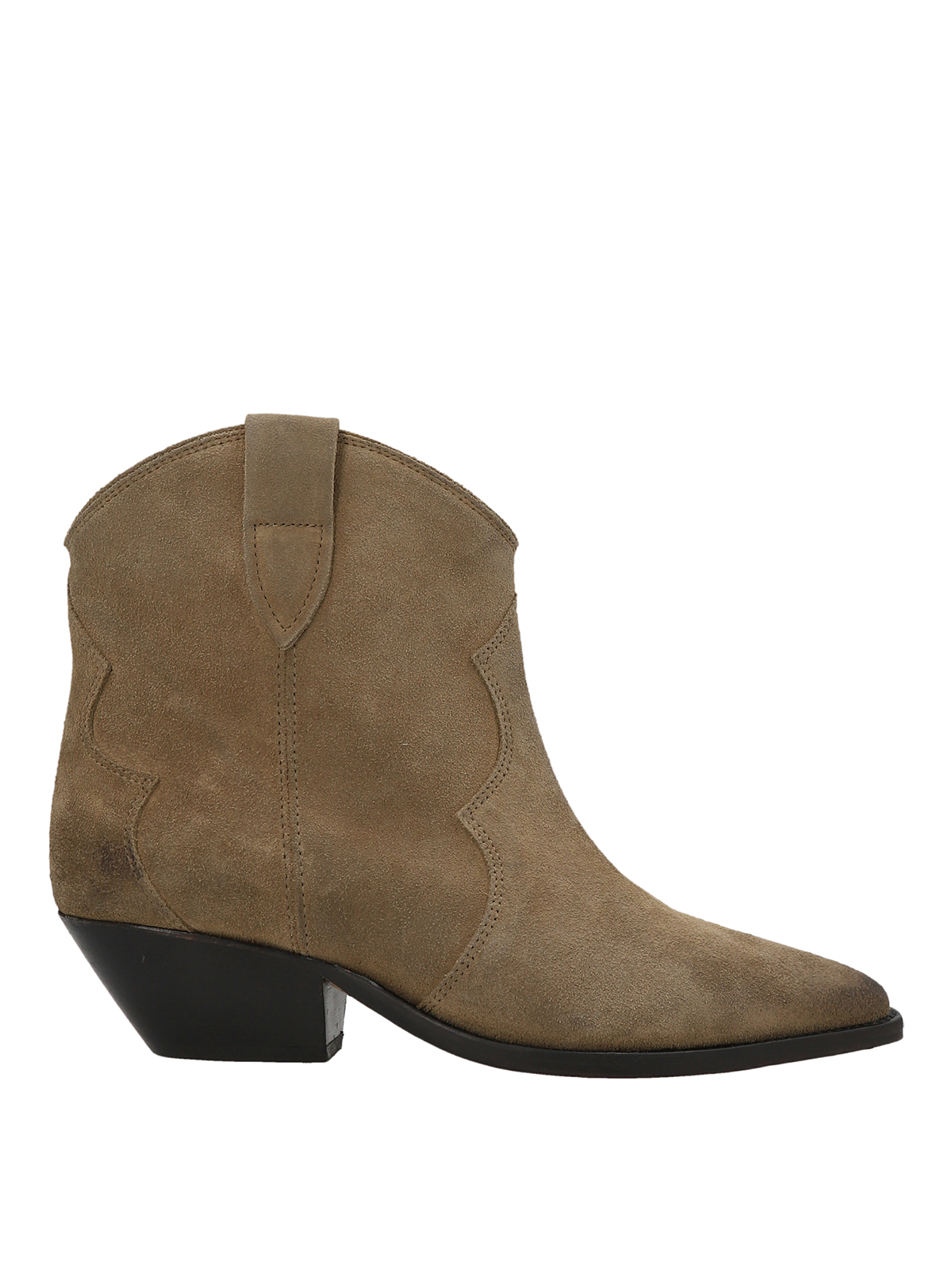 Shop Isabel Marant Dewina Ankle Boots In Marrón