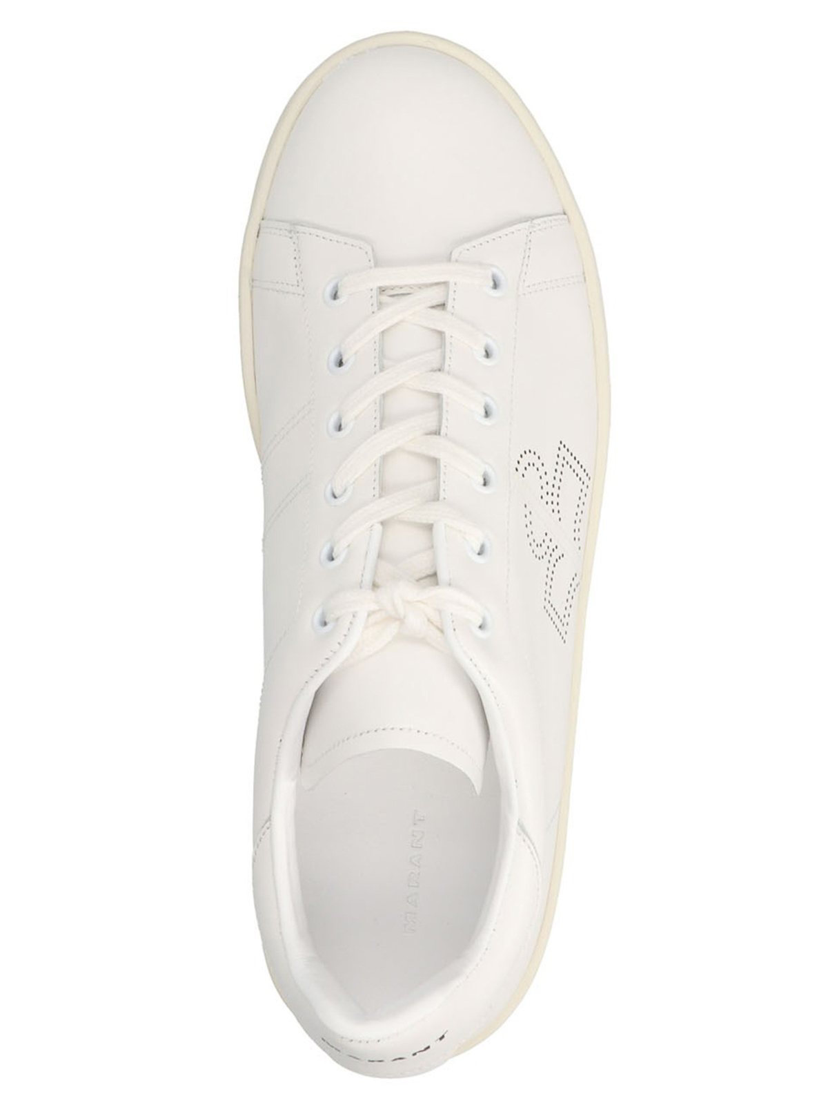 Shop Isabel Marant Barth Sneakers In White