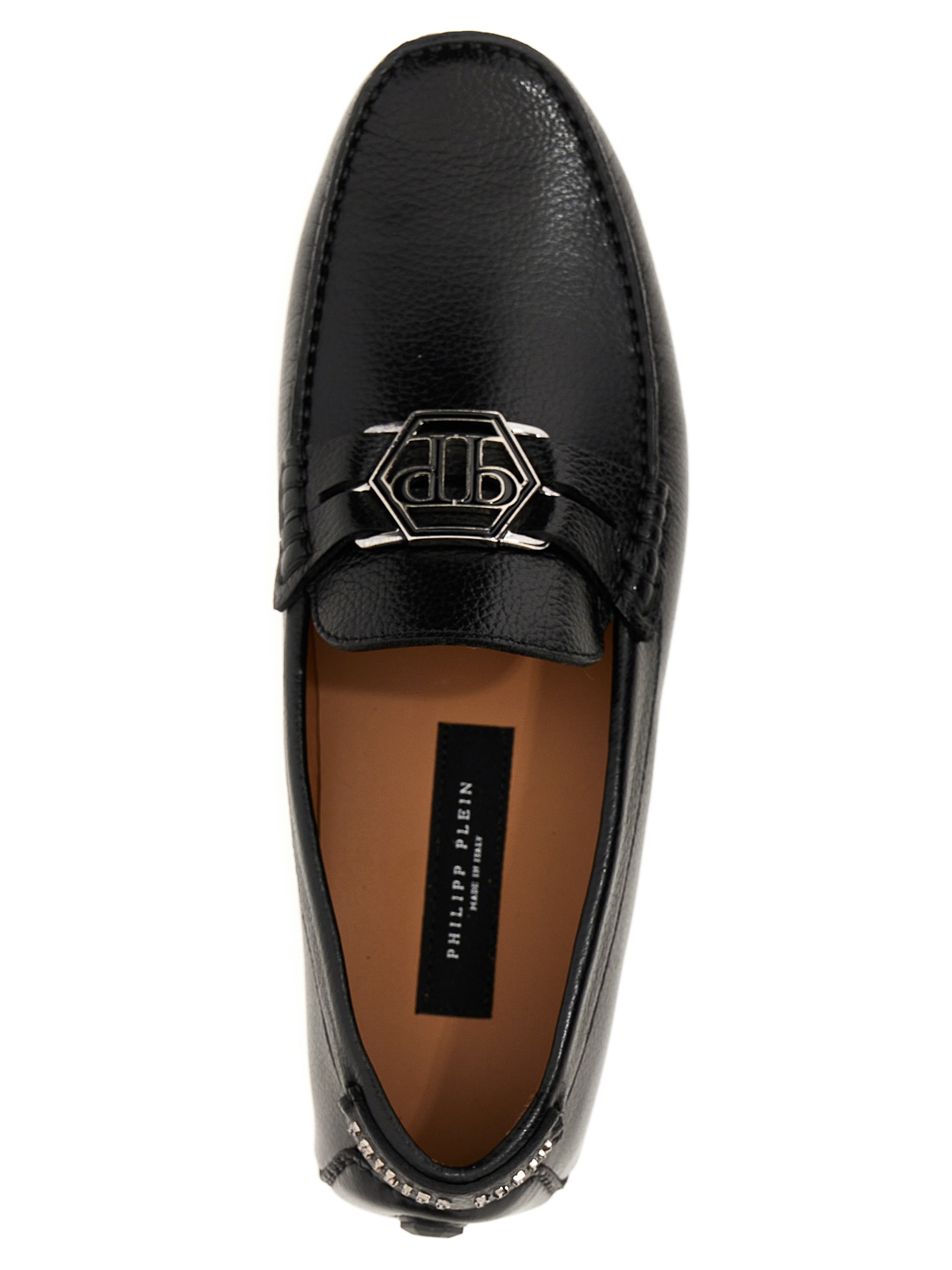 Philipp Plein Loafer Philipp plein, Suede stud loafers in black - Unique Designer  main image 4
