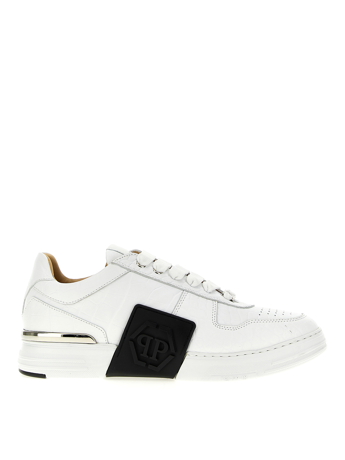 Philipp Plein Hexagon Sneakers In White