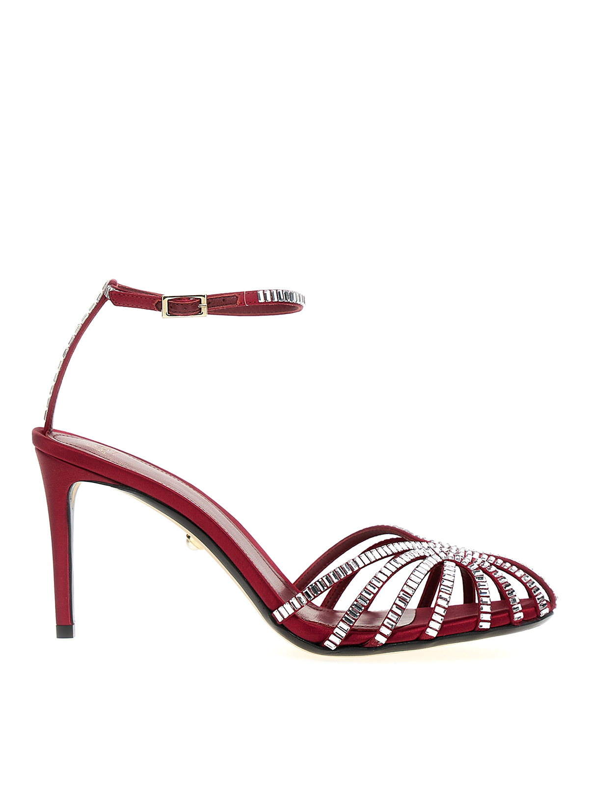 サンダル・ミュール Alevi MILANO SS23 'Jackie' sandals (L23SC013O0823X01 SKIN) $795 Alevi Milano Women's Orange Elsa Caged Ankle-Strap Pump