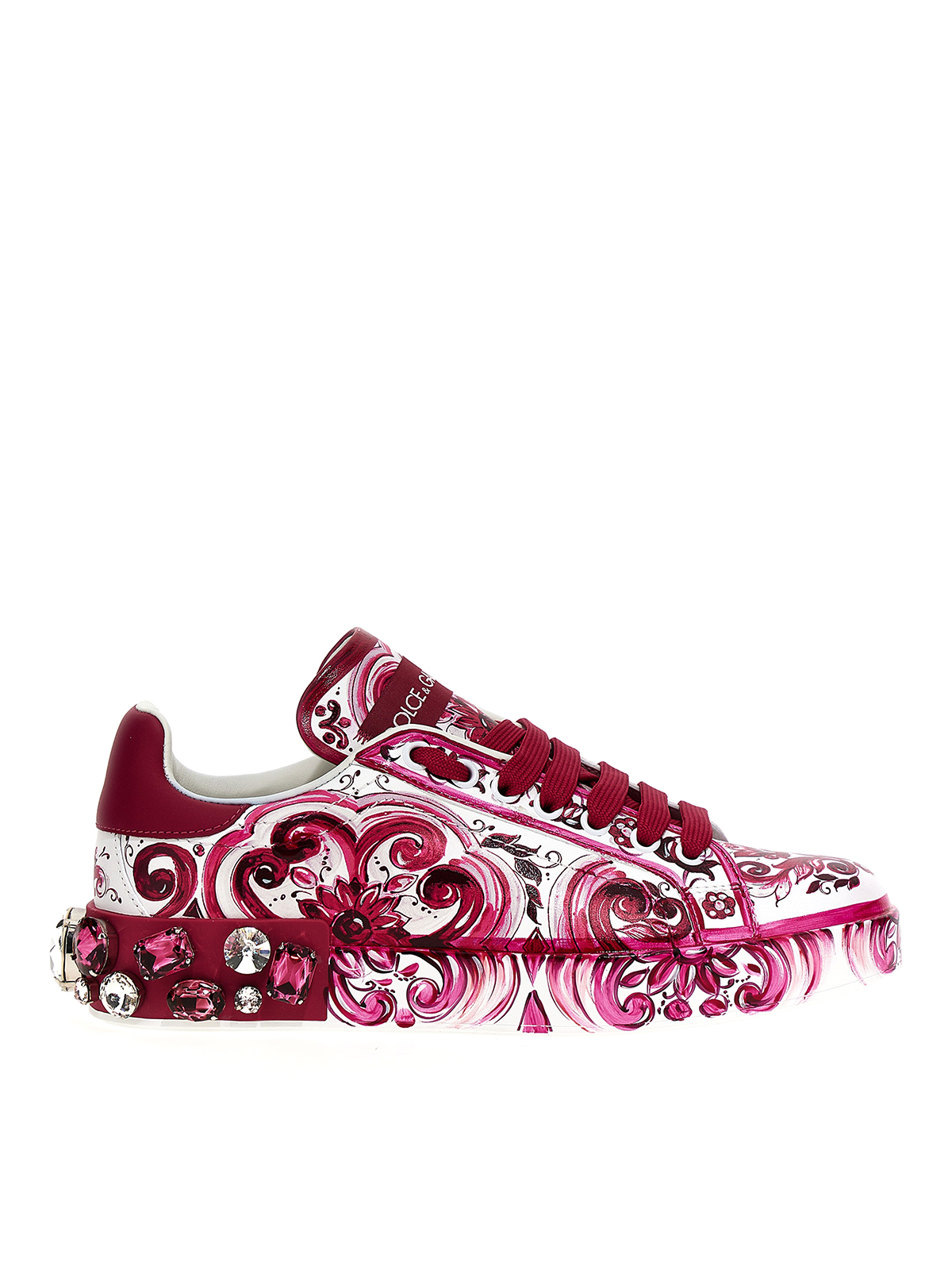 Shop Dolce & Gabbana Portofino Sneakers In Multicolour