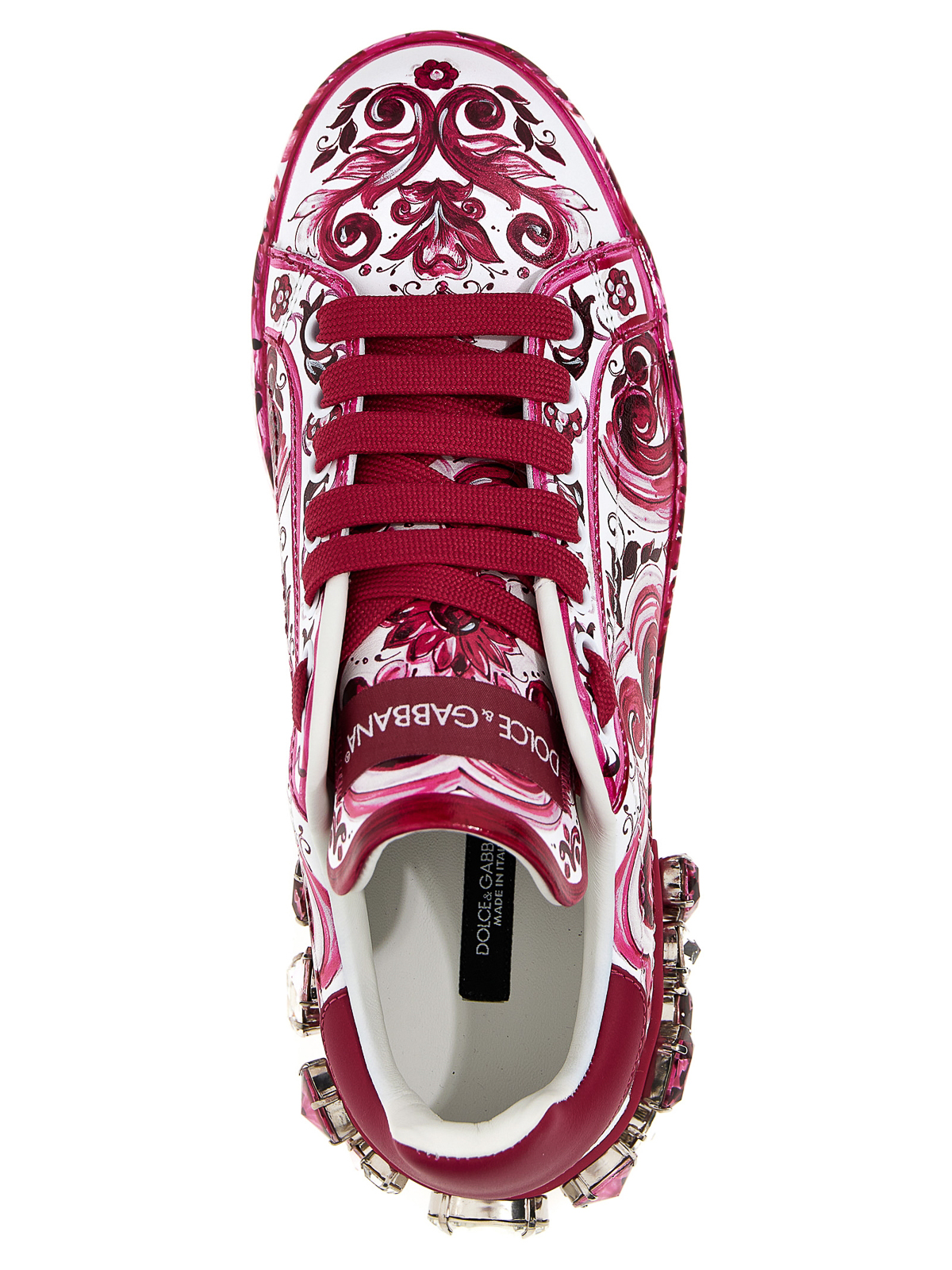 Shop Dolce & Gabbana Portofino Sneakers In Multicolour